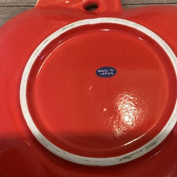 Vintage Strawberry Plates Set of 2 Red Summer Farmhouse Retro Ceramic Rosenthal - Picture 4 of 6